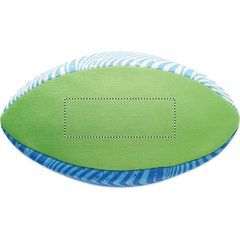 Balón de rugby acuático de neopreno | GREEN PATCH | 100 x 35