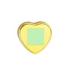 Bálsamo Labial Vainilla Corazón Metalizado | Area 1 | 25 x 25