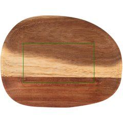Bandeja Ovalada de Madera de Acacia | Frontal | 90 x 50