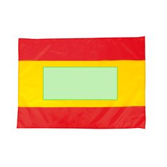 Bandera de España grande con cintas de ajuste | En la banda central | 650 x 300