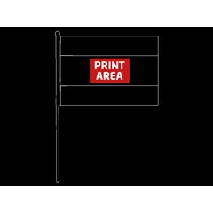 Banderín de Mano para Eventos | Bandera centro | 80 x 50