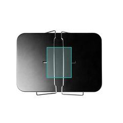 Barbacoa portátil de acero inoxidable | ZONA1 | 150 x 120