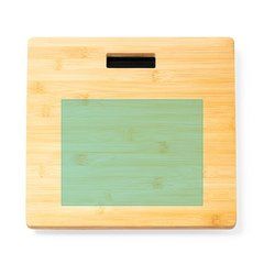 Báscula de bambú con función peso y temperatura | ZONA1 | 200 x 150