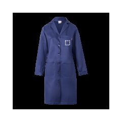 Bata de manga larga con cinturón | Bolsillo superior | 60 x 60