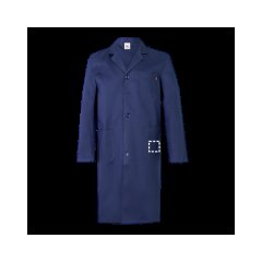 Bata de sarga con botones | Bolsillo inferior derecho | 60 x 60