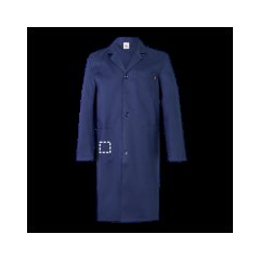 Bata de sarga con botones | Bolsillo inferior izquierdo | 60 x 60