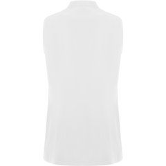 Bata Trabajo Sin Mangas y Cuello Mao | TRASERA_CENTRAL | 240 x 350