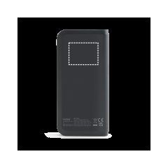 Batería externa de 10000 mAh reciclada | Verso superior | 40 x 30