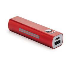 Batería externa de aluminio con 2600mAh | ZONA4 | 60 x 10