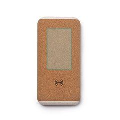 Batería externa de corcho y fibra trigo 10000 mAh | ZONA1 | 40 x 100