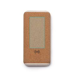 Batería externa de corcho y fibra trigo 10000 mAh | ZONA2 | 40 x 80