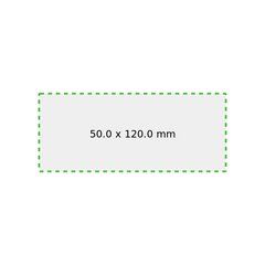 Batería portátil de aluminio | Posterior | 120 x 50