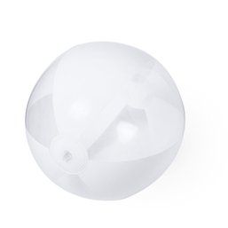 Balón de playa personalizado Ø28 cm aprox. para publicidad Blanco