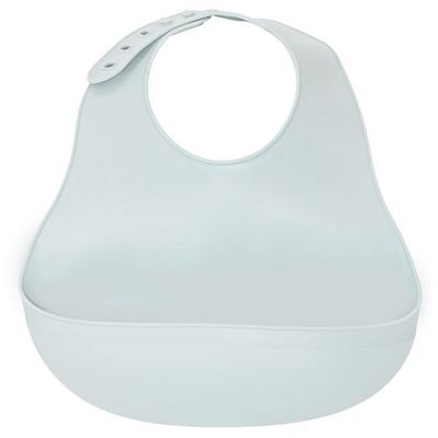 Babero ajustable de silicona con recogemigas