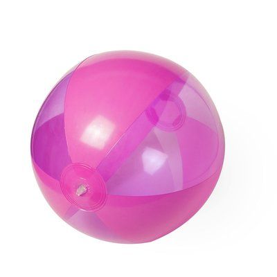 Balón de playa personalizado Ø28 cm aprox. para publicidad Fucsia