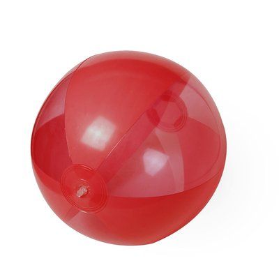Balón de playa personalizado Ø28 cm aprox. para publicidad Rojo