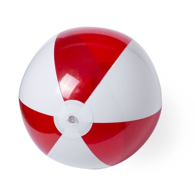 Balón Inflable Bicolor PVC Rojo