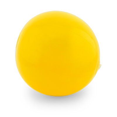 Balón inflable PVC con válvula Amarillo TALLA ÚNICA ADULTO
