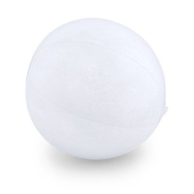 Balón inflable PVC con válvula Blanco