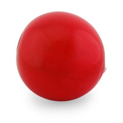 Balón inflable PVC con válvula Rojo TALLA ÚNICA ADULTO