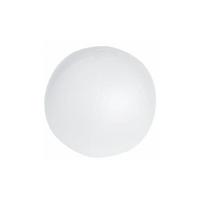 Balón de playa personalizado opaco Ø 28 cm Blanco