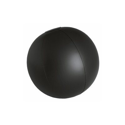 Balón de playa personalizado opaco Ø 28 cm Negro