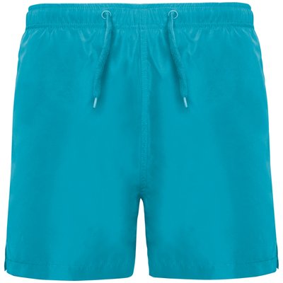 Bañador Ajustable con Bolsillos y Slip Interior Turquesa XL