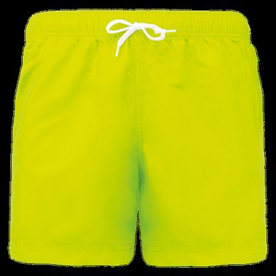 Bañador con cintura elástica Fluorescent Yellow S