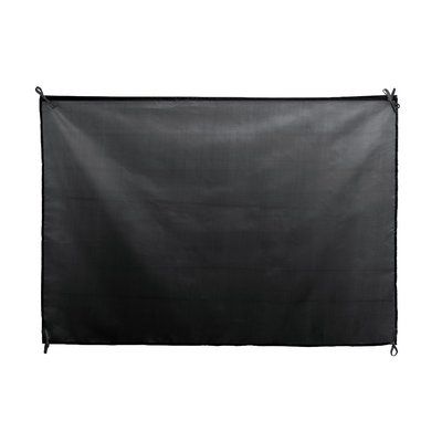 Bandera tamaño XL 100x70cm en suave poliéster publicitaria Negro