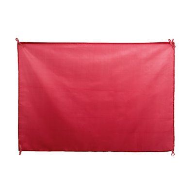 Bandera tamaño XL 100x70cm en suave poliéster publicitaria Roj