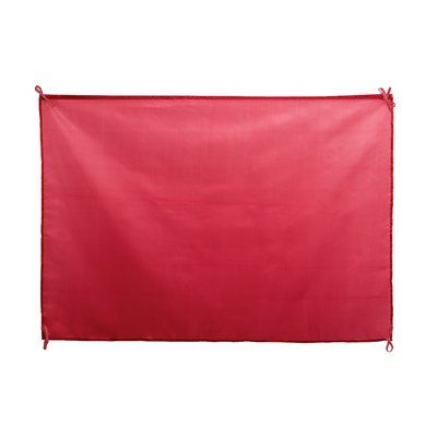 Bandera tamaño XL 100x70cm en suave poliéster publicitaria Rojo