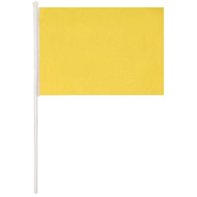 Banderín de Mano para Eventos Amarillo