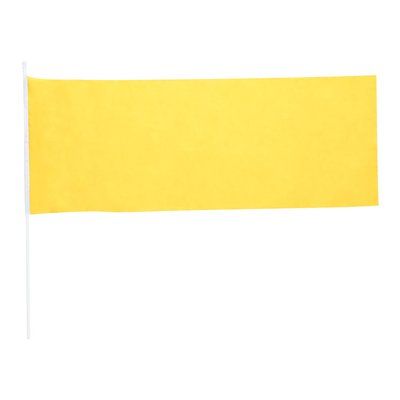 Banderín XL de Poliéster 80x30 Amarillo