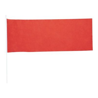 Banderín XL de Poliéster 80x30 Rojo