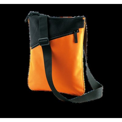 Bandolera con Bolsillo frontal y Asa ajustable. Orange