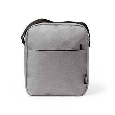 Bandolera reciclada con asa ajustable Gris