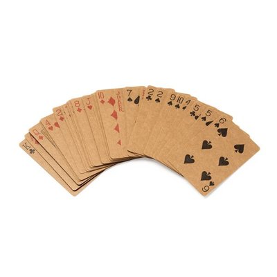 Baraja francesa de cartón reciclado 54 cartas