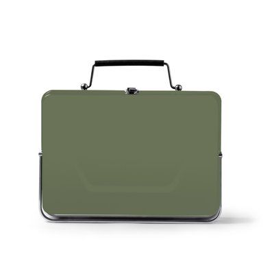 Barbacoa portátil plegable en formato maletín Verde Militar