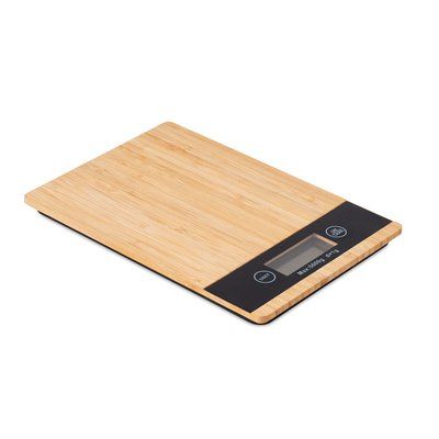 Báscula Digital de Cocina 5Kg Madera