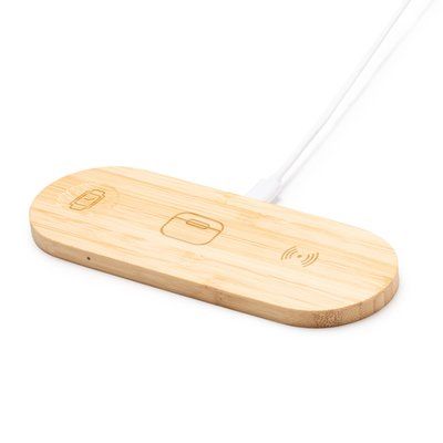 Base de carga inalámbrica 3 en 1 con 15W