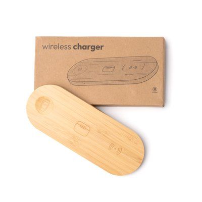 Base de carga inalámbrica 3 en 1 con 15W