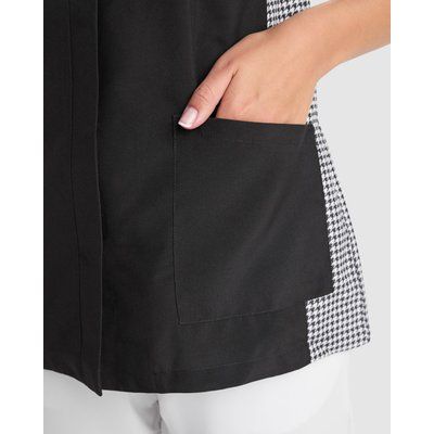 Bata Trabajo Sin Mangas y Cuello Mao