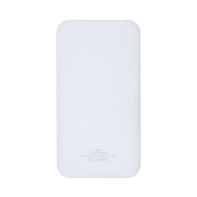 Batería externa de 10000 mAh Blanco/Blanco