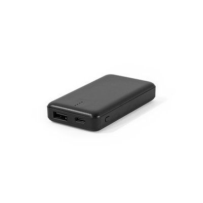 Batería externa de 4000 mAh reciclada Negro