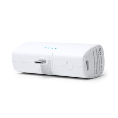 Batería externa de 5000 mAh con linterna
