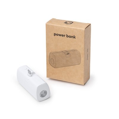 Batería externa de 5000 mAh con linterna