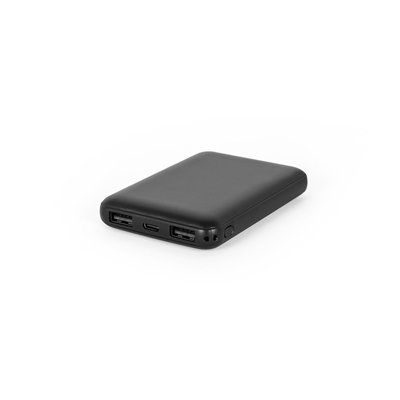 Batería externa de 5000 mAh reciclada Negro