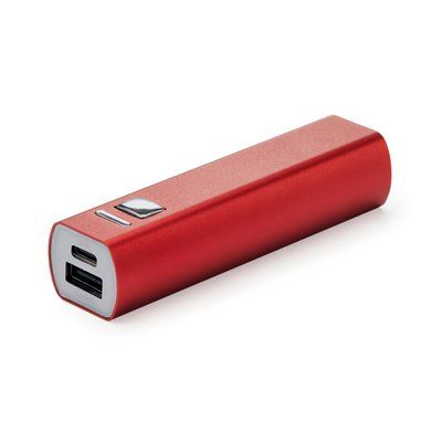 Batería externa de aluminio con 2600mAh