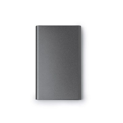 Batería externa de aluminio reciclado Plata Talla Única Adulto