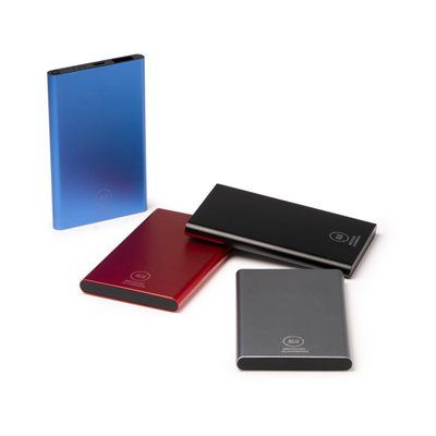 Batería externa de aluminio reciclado